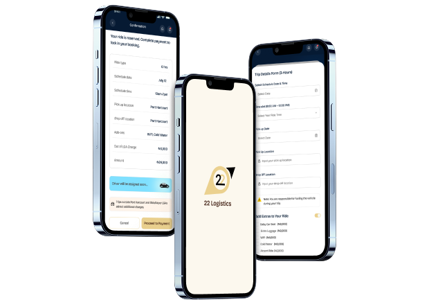 22 Logistics app